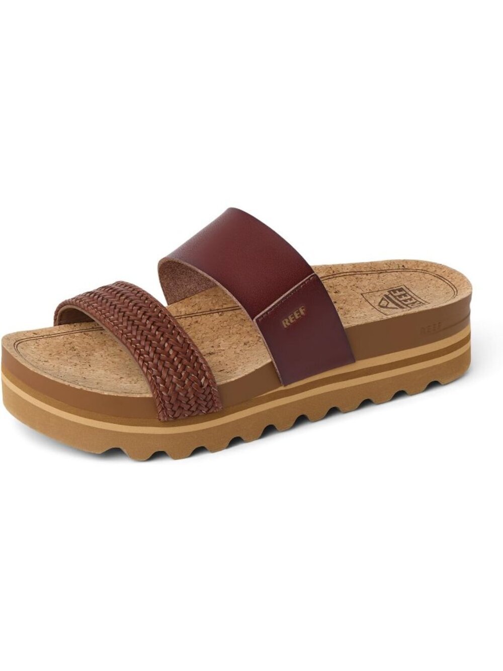 Women's Chocolate Arch Support Ultra Soft Cushion Footbed Platform Sandal Shoes